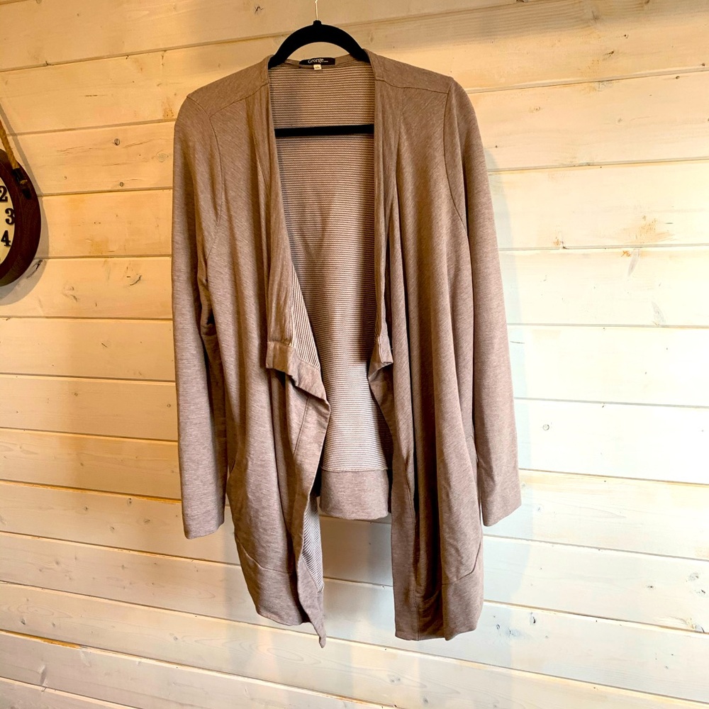 George | Mauve Waterfall Style Cardigan